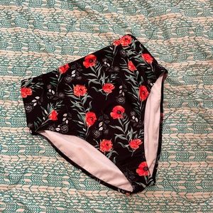 High Waisted Swim Bottoms - never worn!